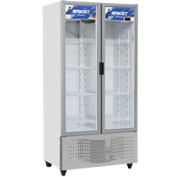 Exhibidora vertical Briket Master 8000