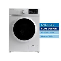 Lavarropa Smartlife 8KG 1400 RPM Inverter Blanco SL-WMI814000W